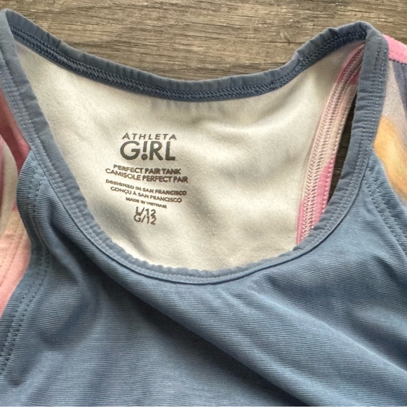 Girls Athleta tank top size L/12 - Picture 3 of 4